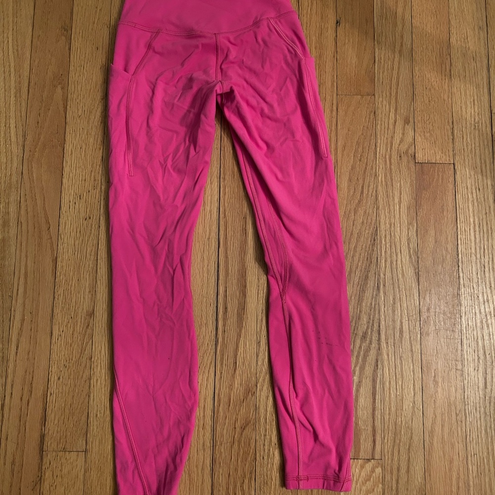 Lululemon Align Leggings 25” with pockets SONIC PINK